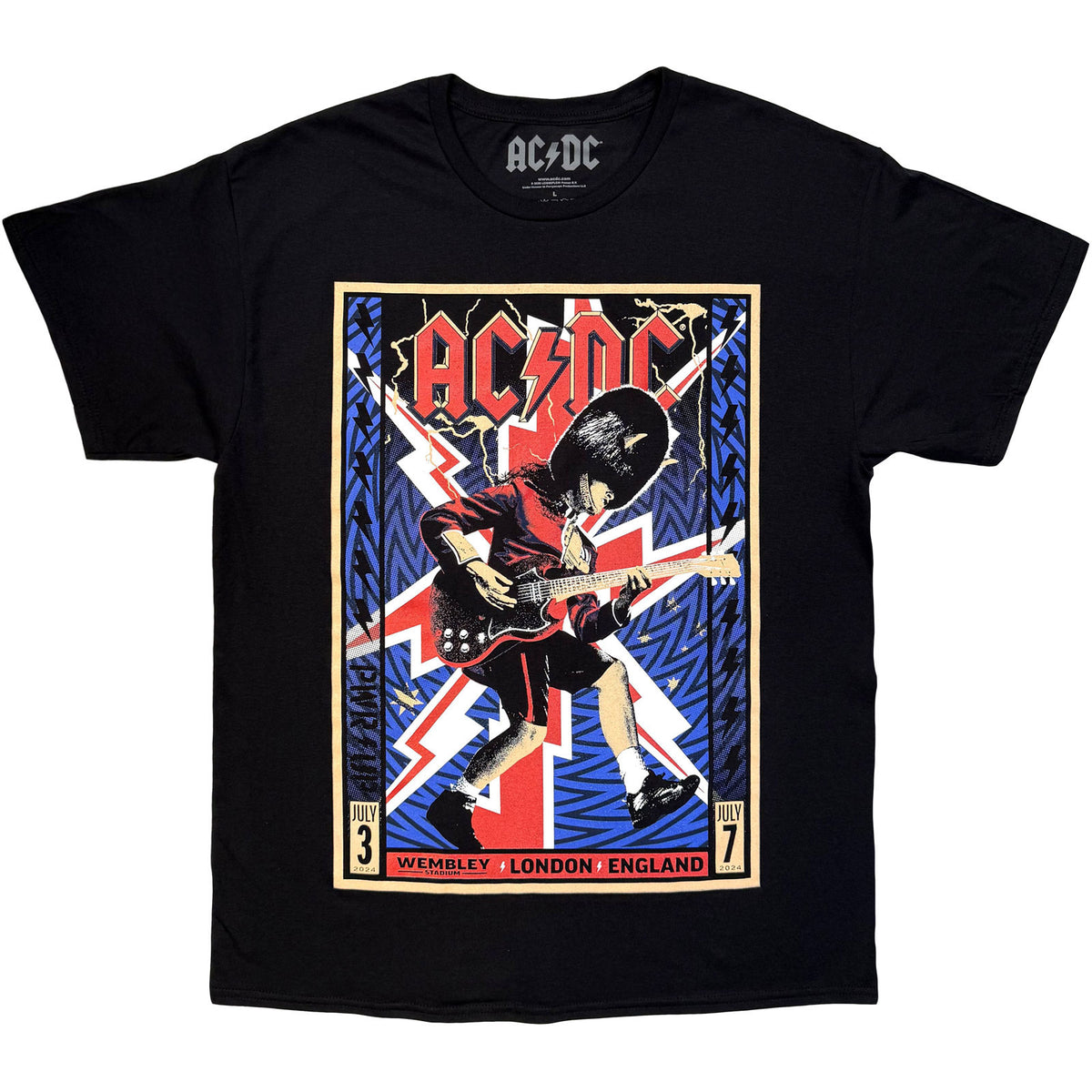 AC/DC - LONDON - T-Shirt Black