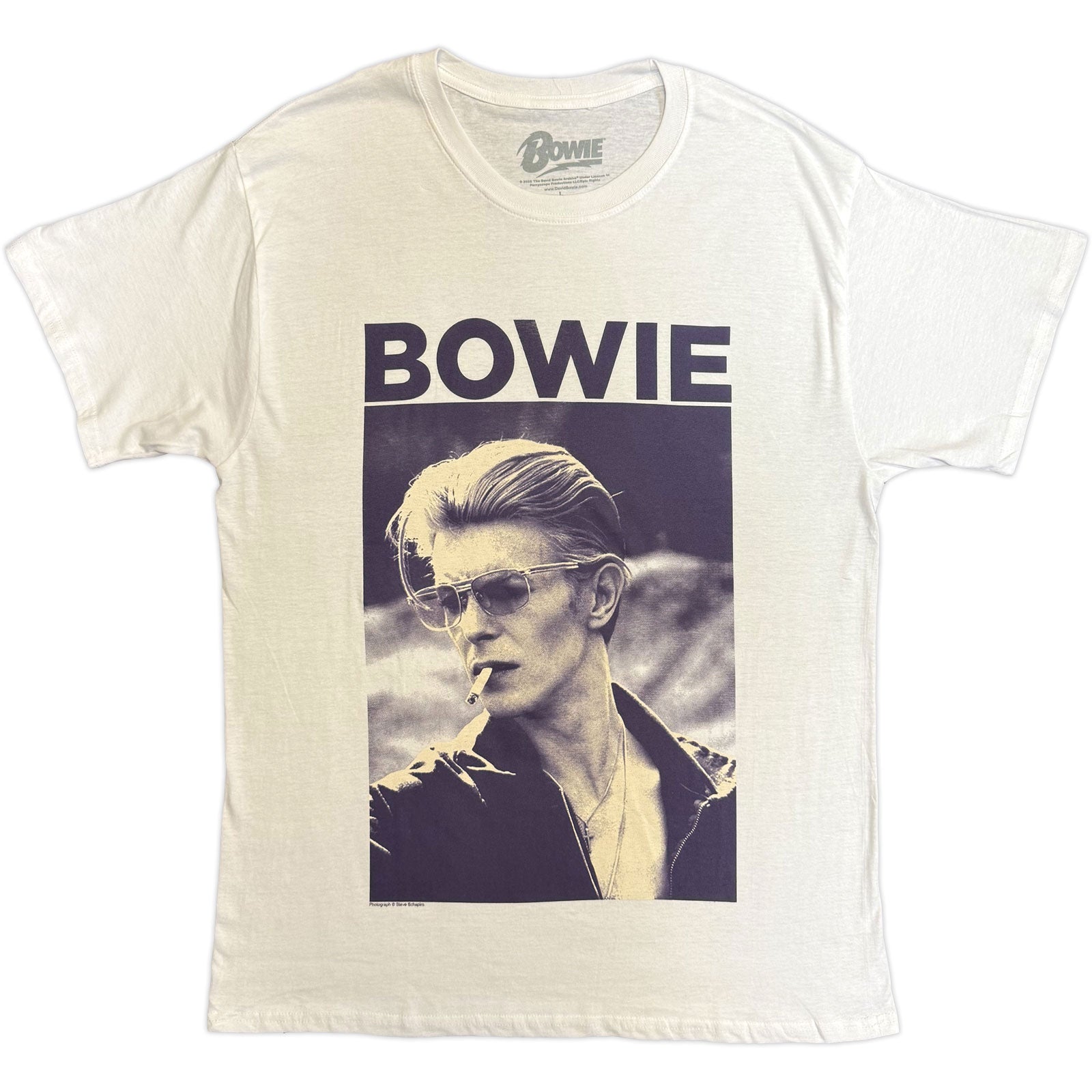 DAVID BOWIE - SMOKING - T-Shirt White