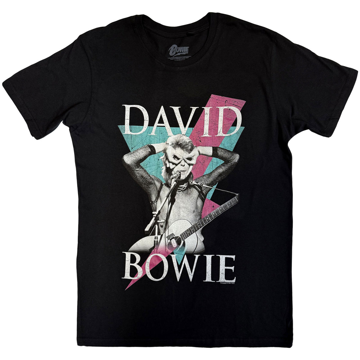 DAVID BOWIE - THUNDER - T-Shirt Black