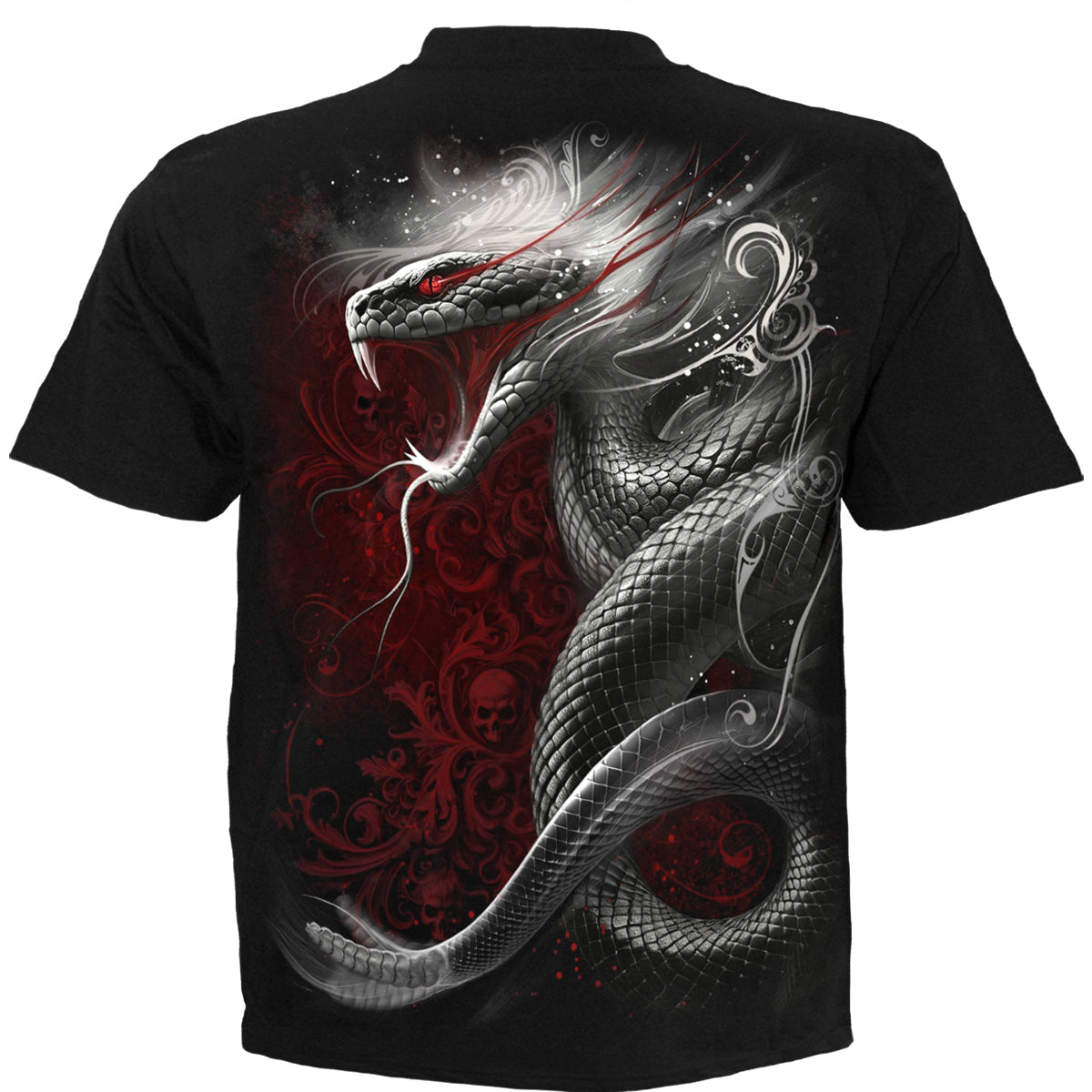 GOTHIC SERPENT - Camiseta Negra