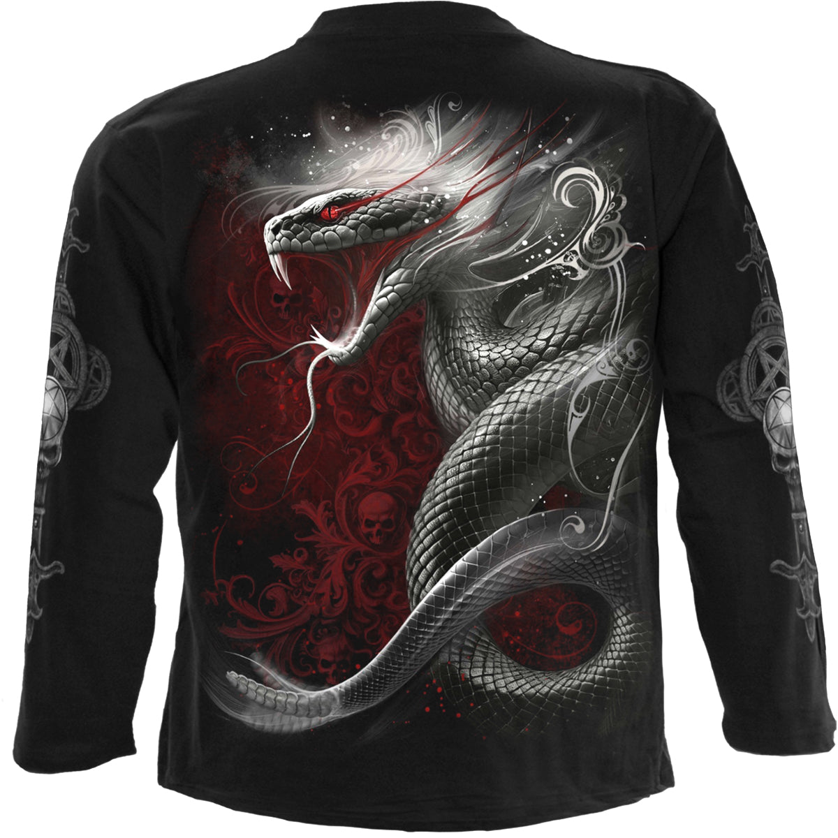 GOTHIC SERPENT - Langarmshirt Schwarz