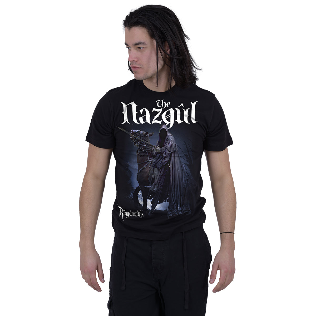 LOTR - THE NAZGUL - RINGWRAITHS - Front Print T-Shirt Black