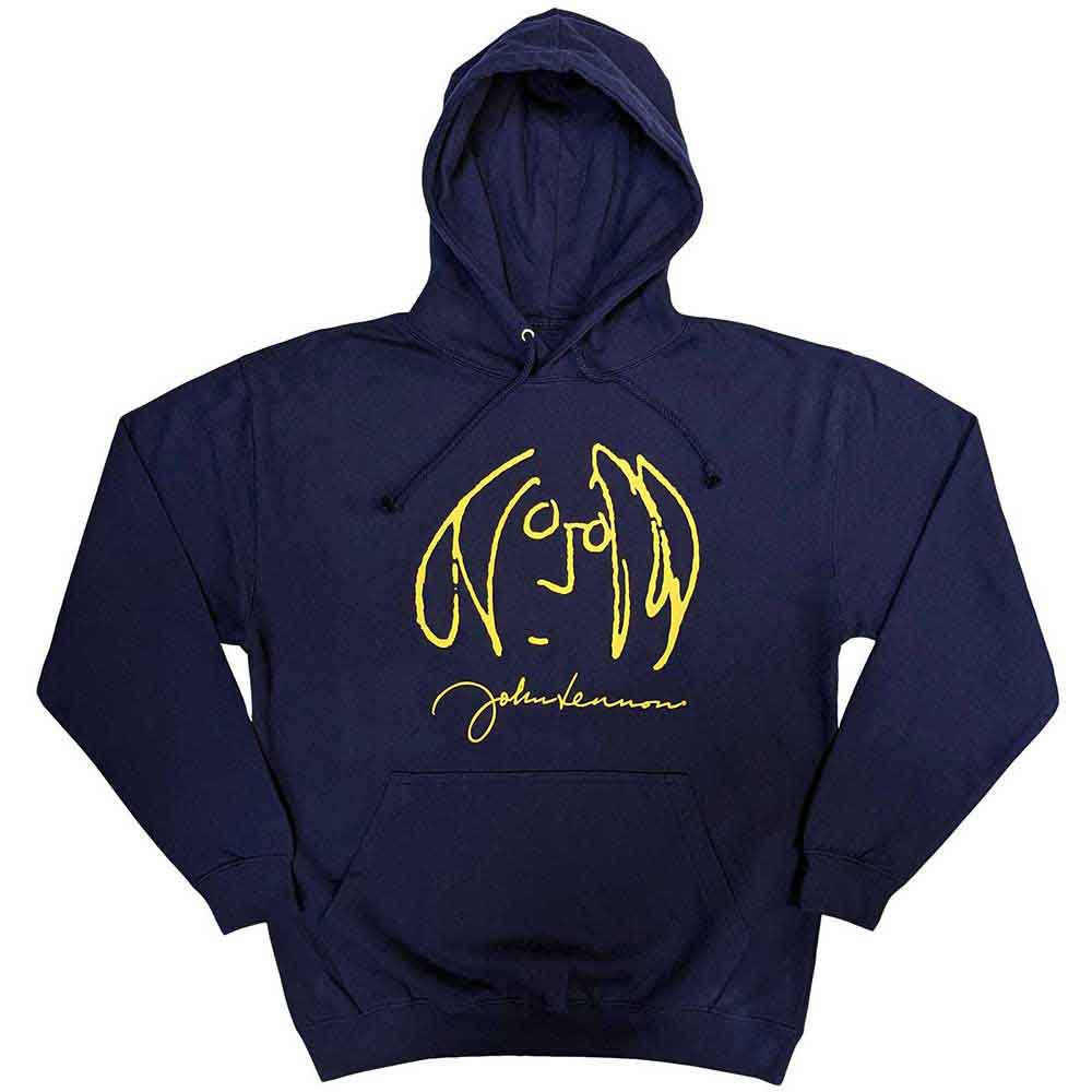 JOHN LENNON - SELF PORTRAIT - Pullover Hoodie Blue