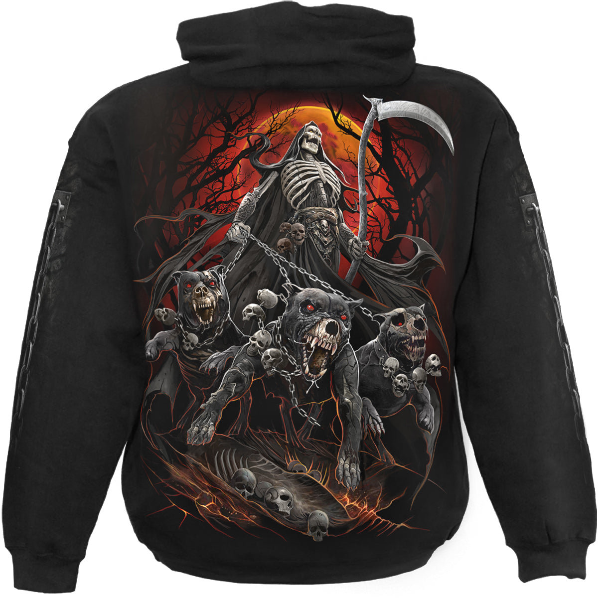 HARBINGERS - Sweat à capuche noir