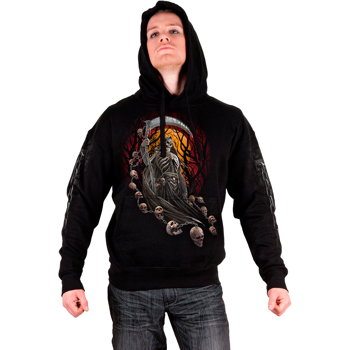 HARBINGERS - Sweat à capuche noir
