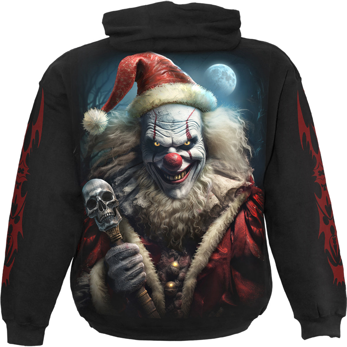 SANTA CLOWN - Sweat à capuche noir