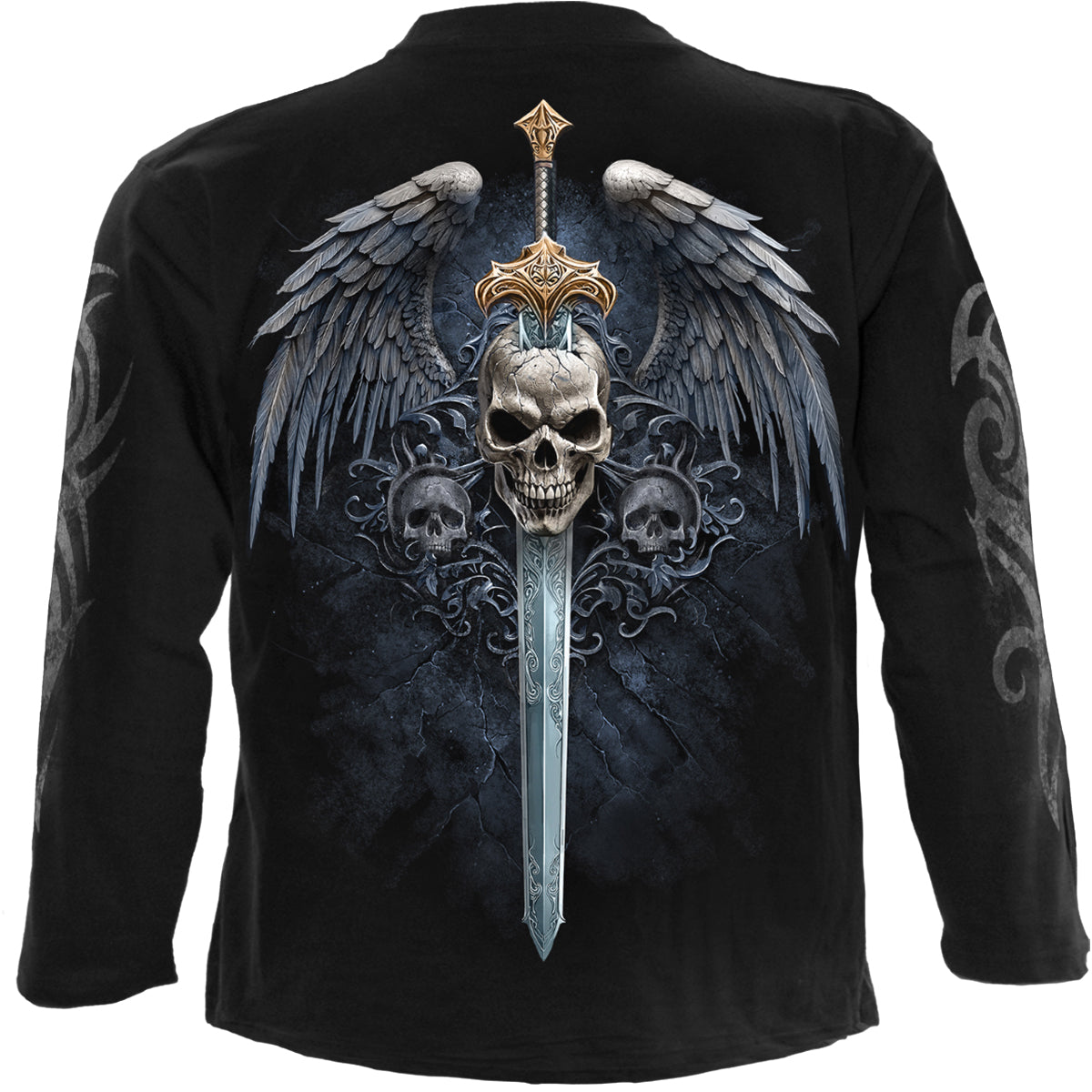 ANGEL SWORD - Longsleeve T-Shirt Black