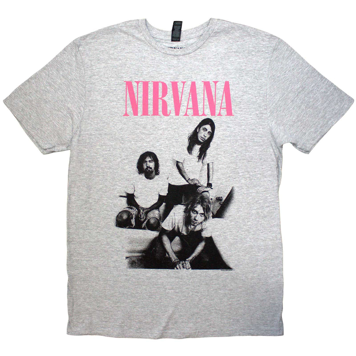 NIRVANA - BATHROOM PHOTO - T-Shirt Grey