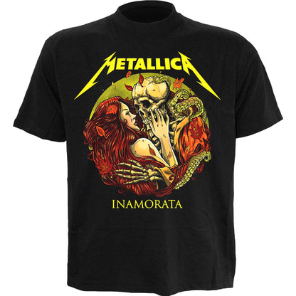 METALLICA - INAMORATA  - Front Print T-Shirt Black