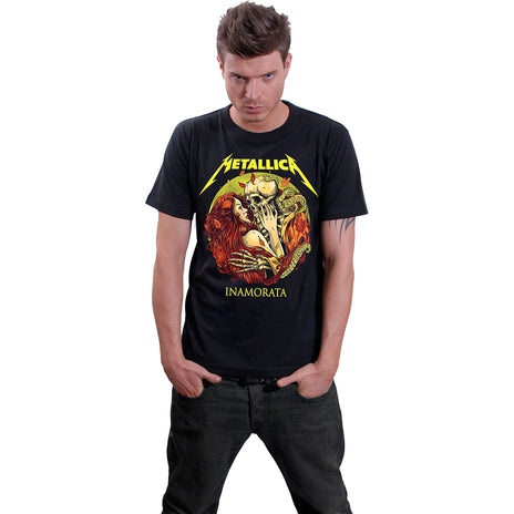 METALLICA - INAMORATA  - Front Print T-Shirt Black
