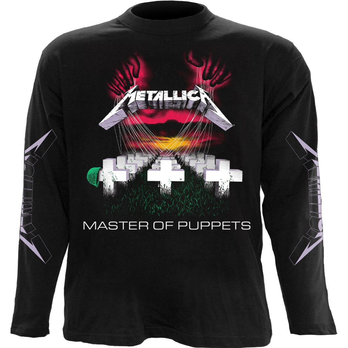 METALLICA MOP Longsleeve T Shirt Black