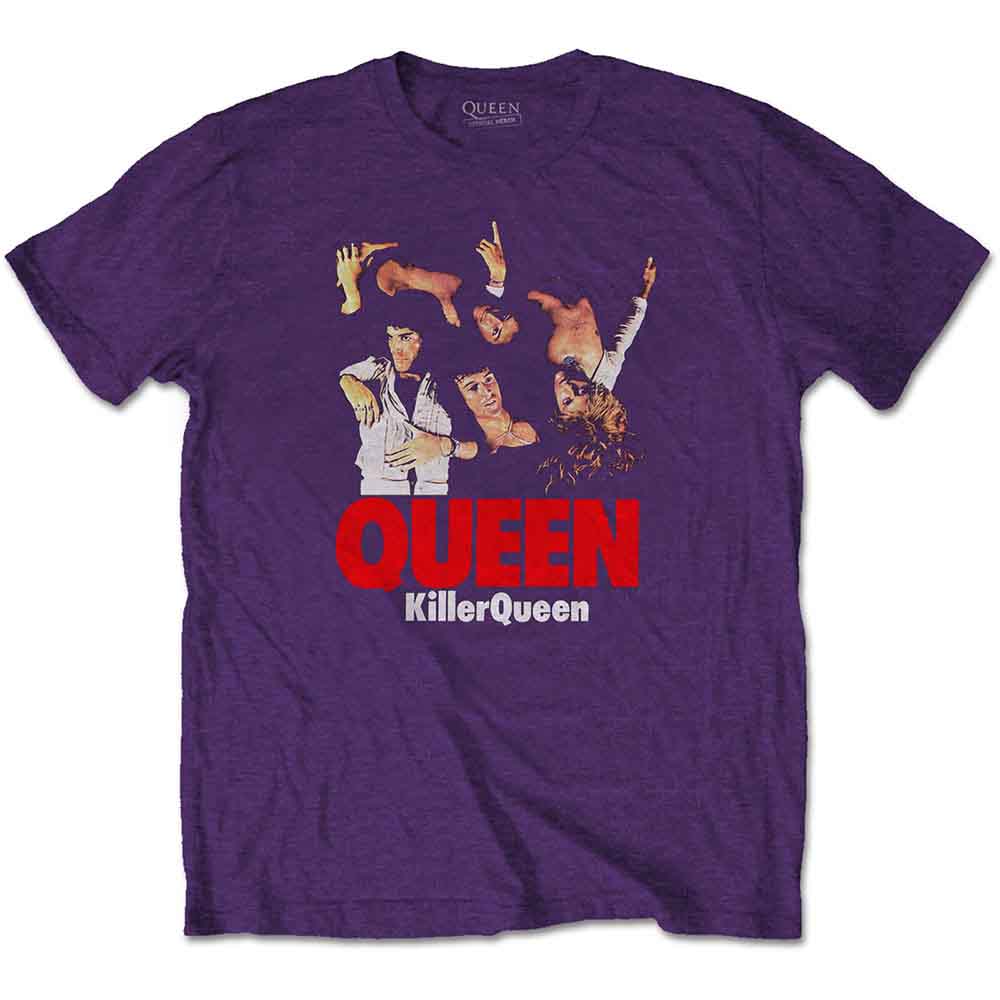 QUEEN - KILLER - T-Shirt Purple
