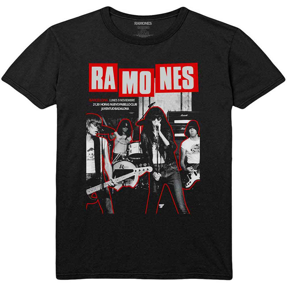 RAMONES - BARCELONA - T-Shirt Black