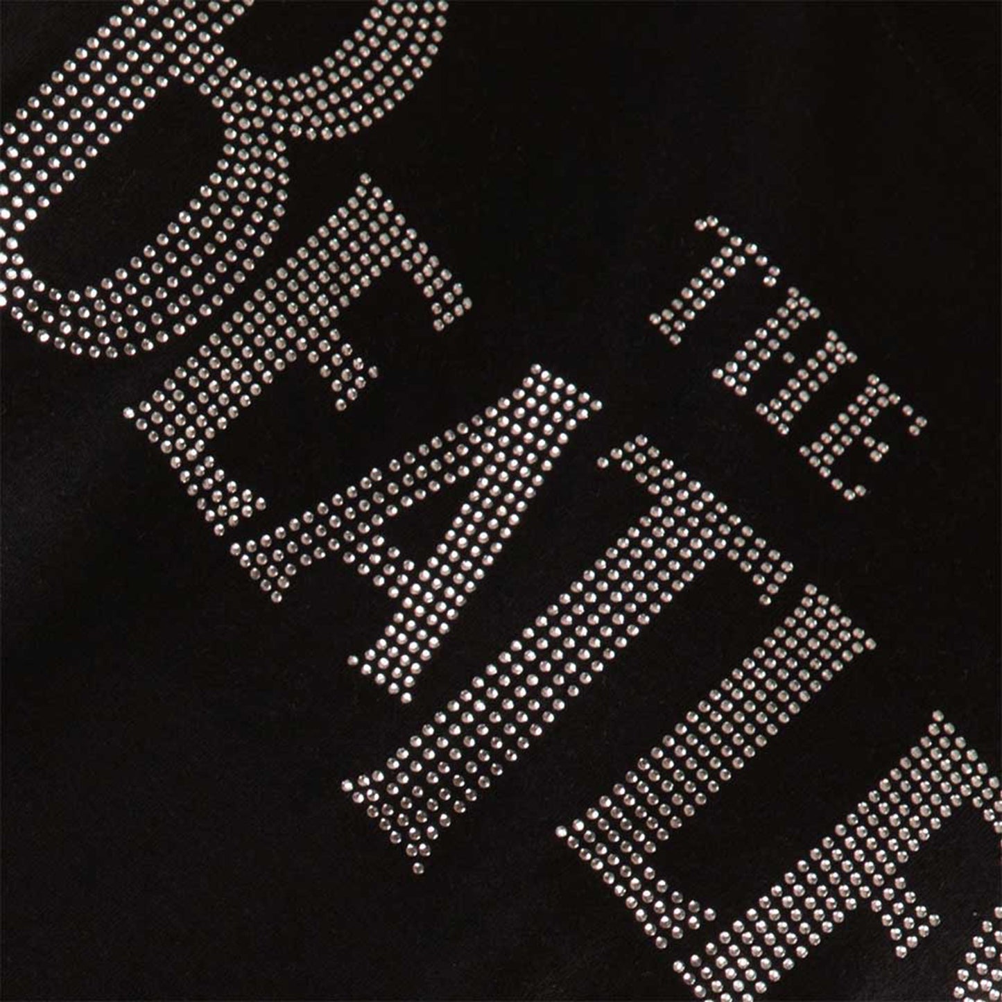 THE BEATLES - DROP T CRYSTALS - Ladies T-Shirt Black (Embellished)
