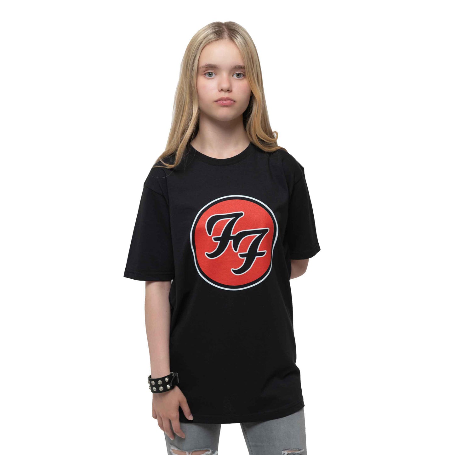 FOO FIGHTERS - FF LOGO - Kids T-Shirt Black