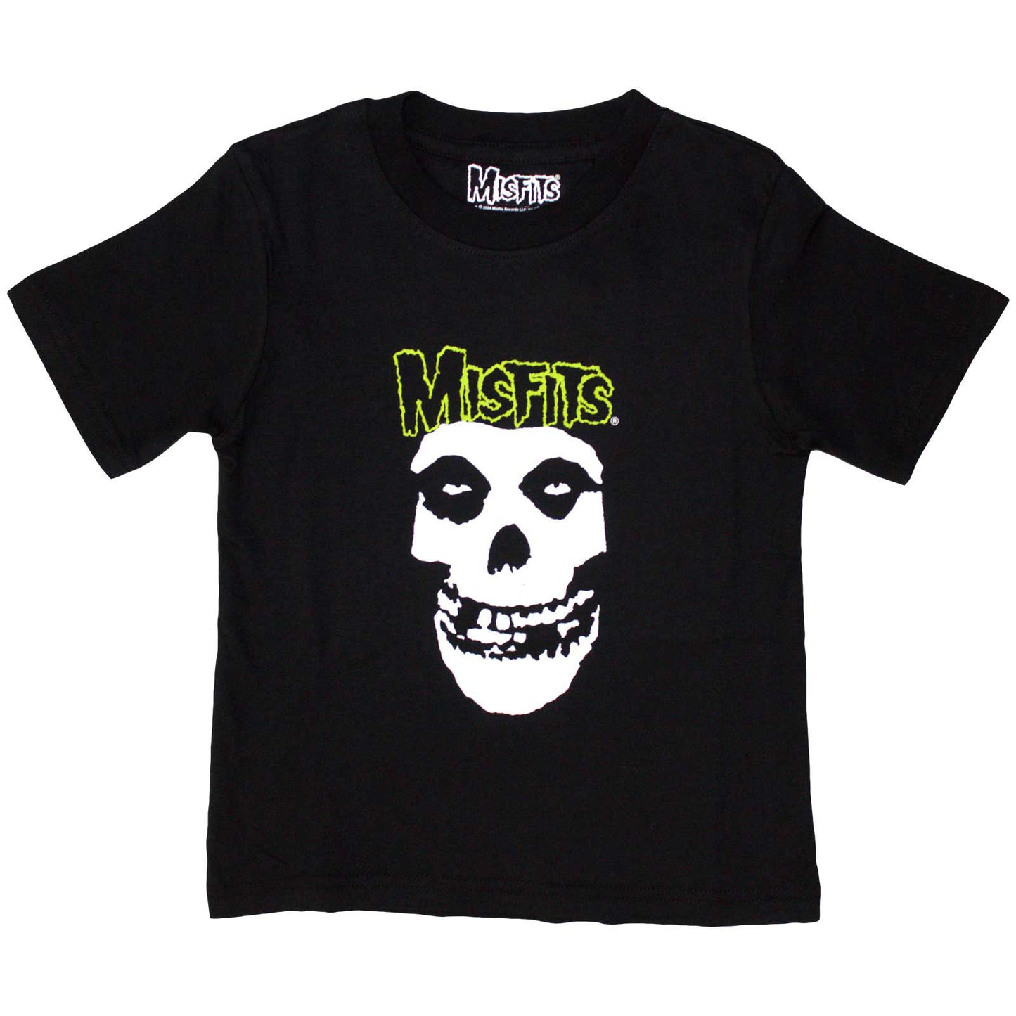 MISFITS - SKULL & LOGO - Kids T-Shirt Black