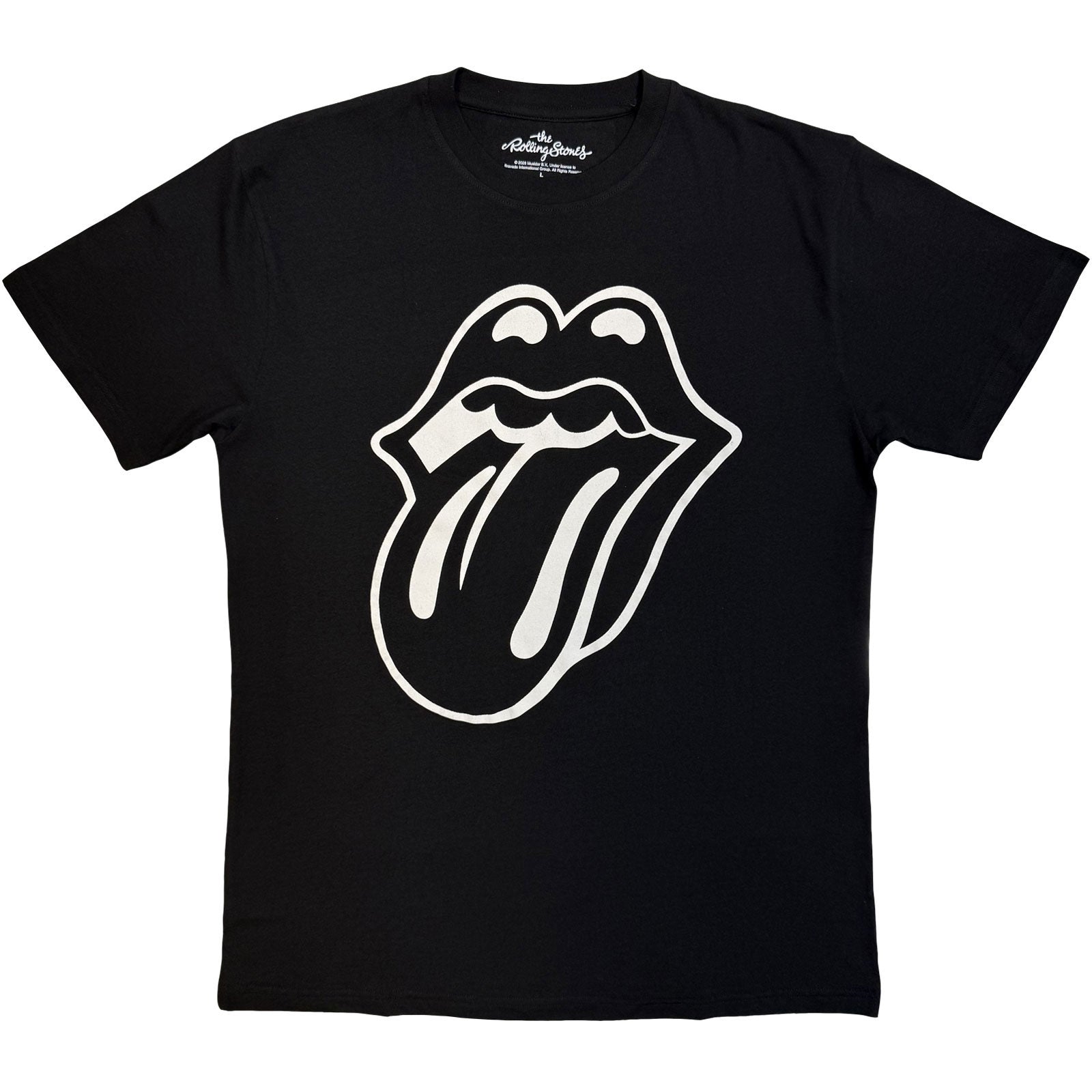 THE ROLLING STONES - CLASSIC TONGUE MONO - T-Shirt Black