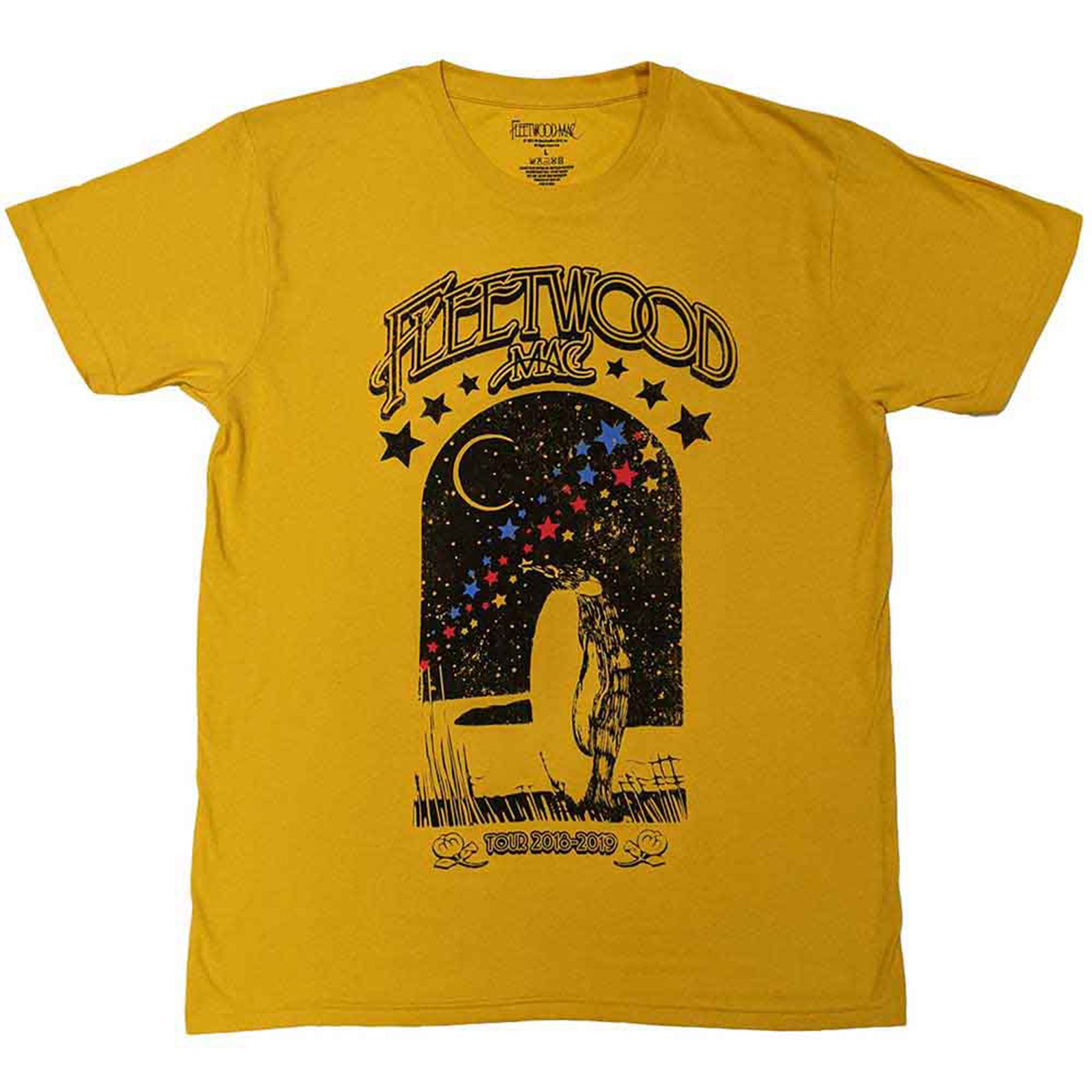 Fleetwood Mac 2003 イエローTシャツ FLEETWOOD MAC - TOUR 2018 - 2019 PENGUIN - T-Shirt Yellow