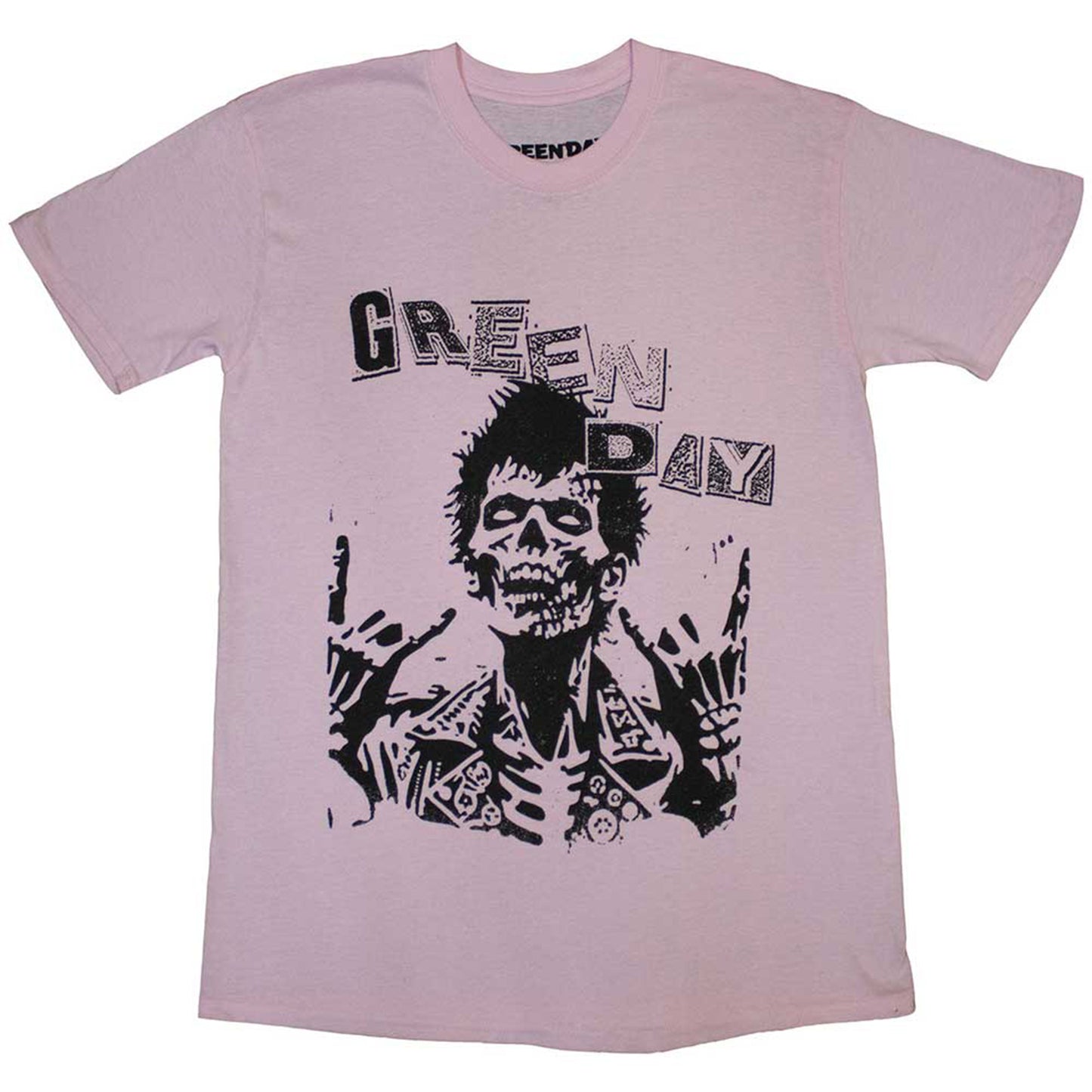 GREEN DAY - SAVIOR ZOMBIE - T-Shirt Pink