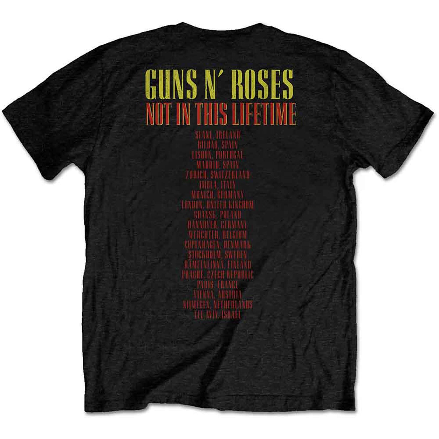 GUNS N ROSES - PISTOLS & ROSES - T-Shirt Black (Back Print)
