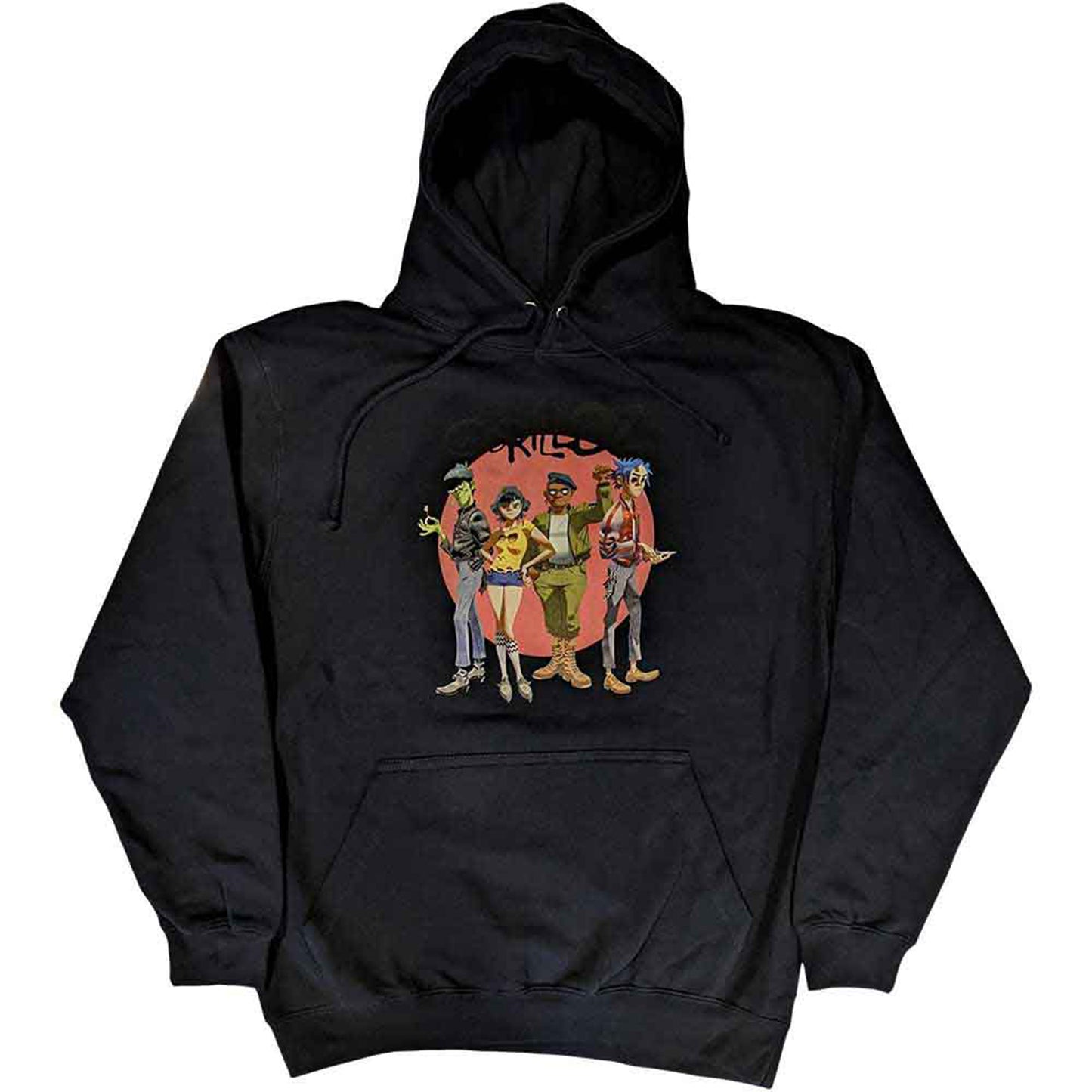 GORILLAZ - GROUP CIRCLE RISE - Pullover Hoodie Blue