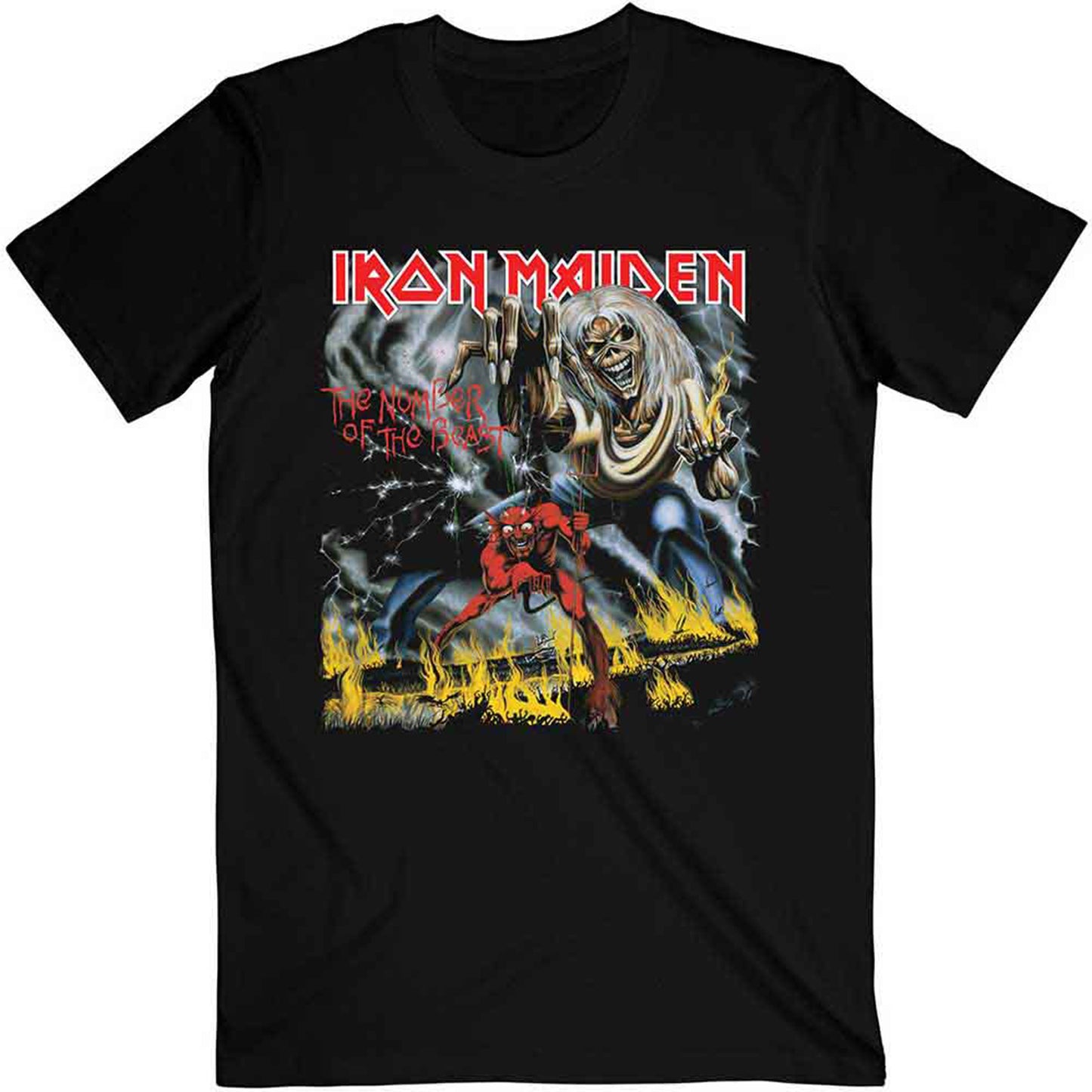 IRON MAIDEN - NUMBER OF THE BEAST - T-Shirt Black