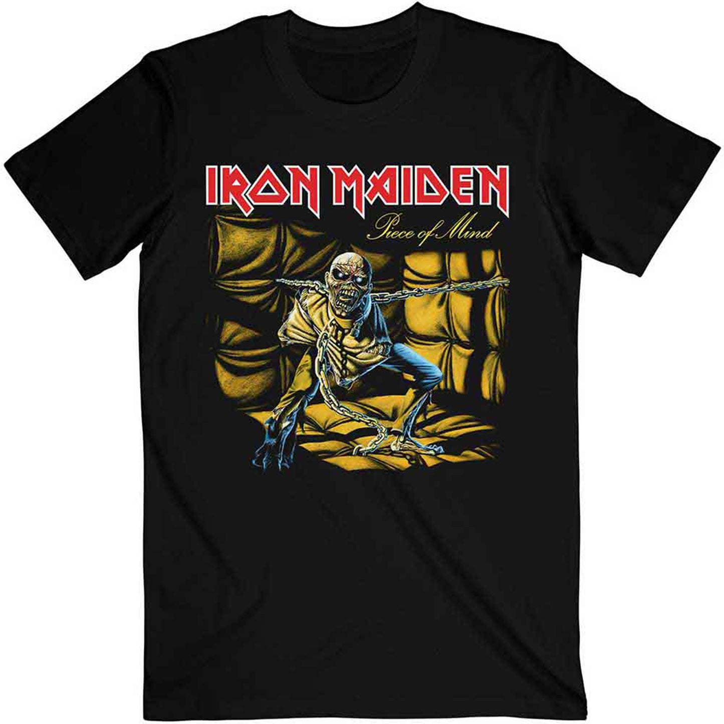 IRON MAIDEN - PIECE OF MIND - T-shirt noir