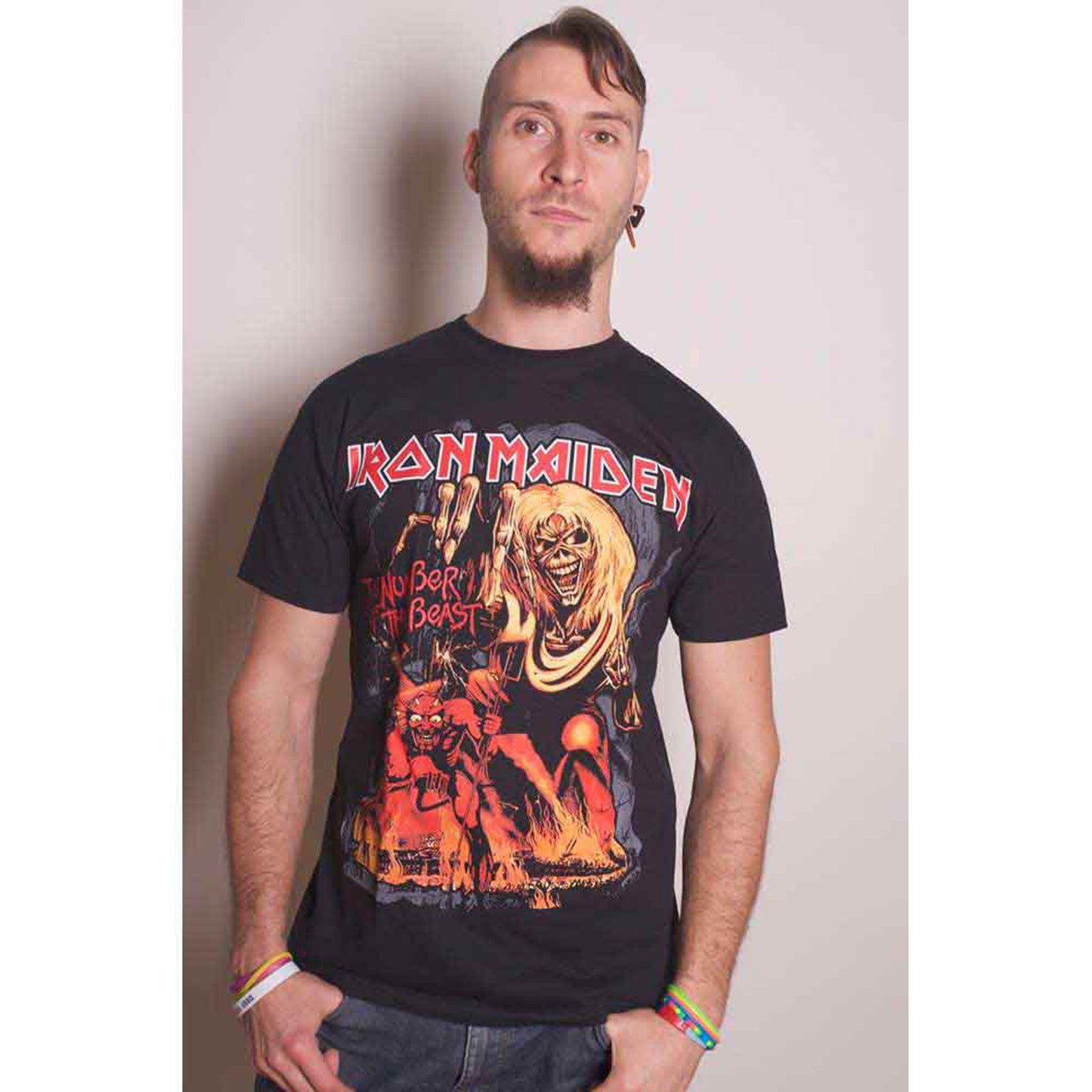 IRON MAIDEN - NUMBER OF THE BEAST GRAPHIC - T-Shirt Schwarz