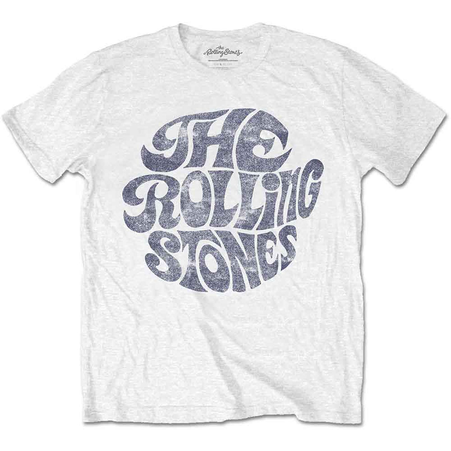 ROLLING STONES, THE - VINTAGE 70S LOGO - T-Shirt White