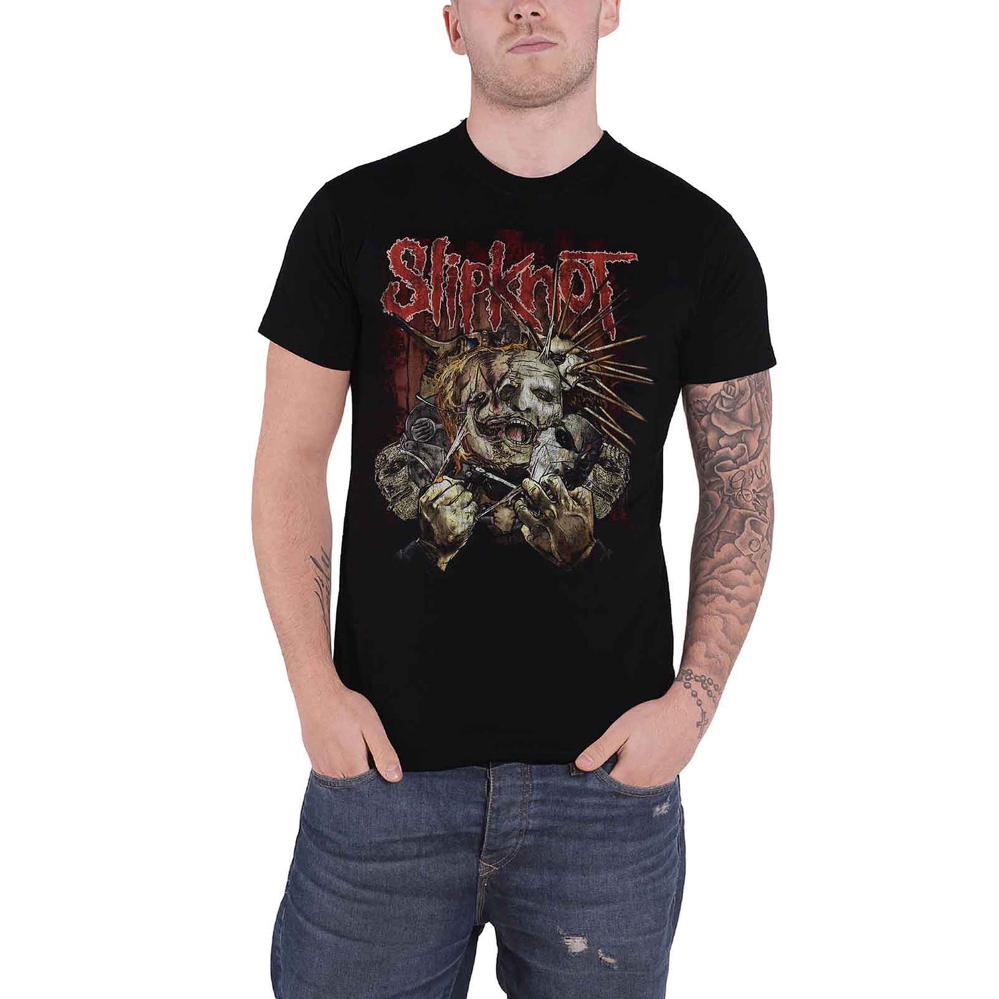 SLIPKNOT - TORN APART - T-Shirt Black (Back Print)
