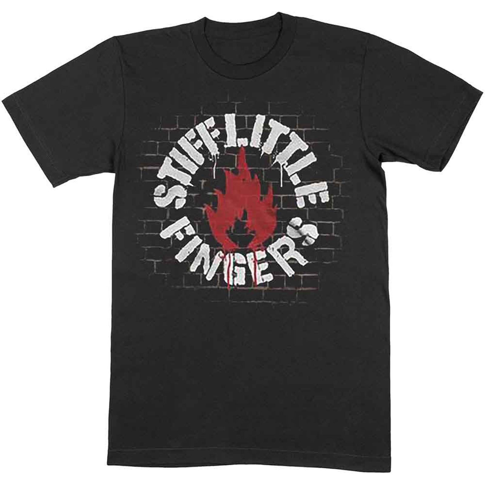 メンズ Stencil stiff little fingers ロゴ スティッフ リトル