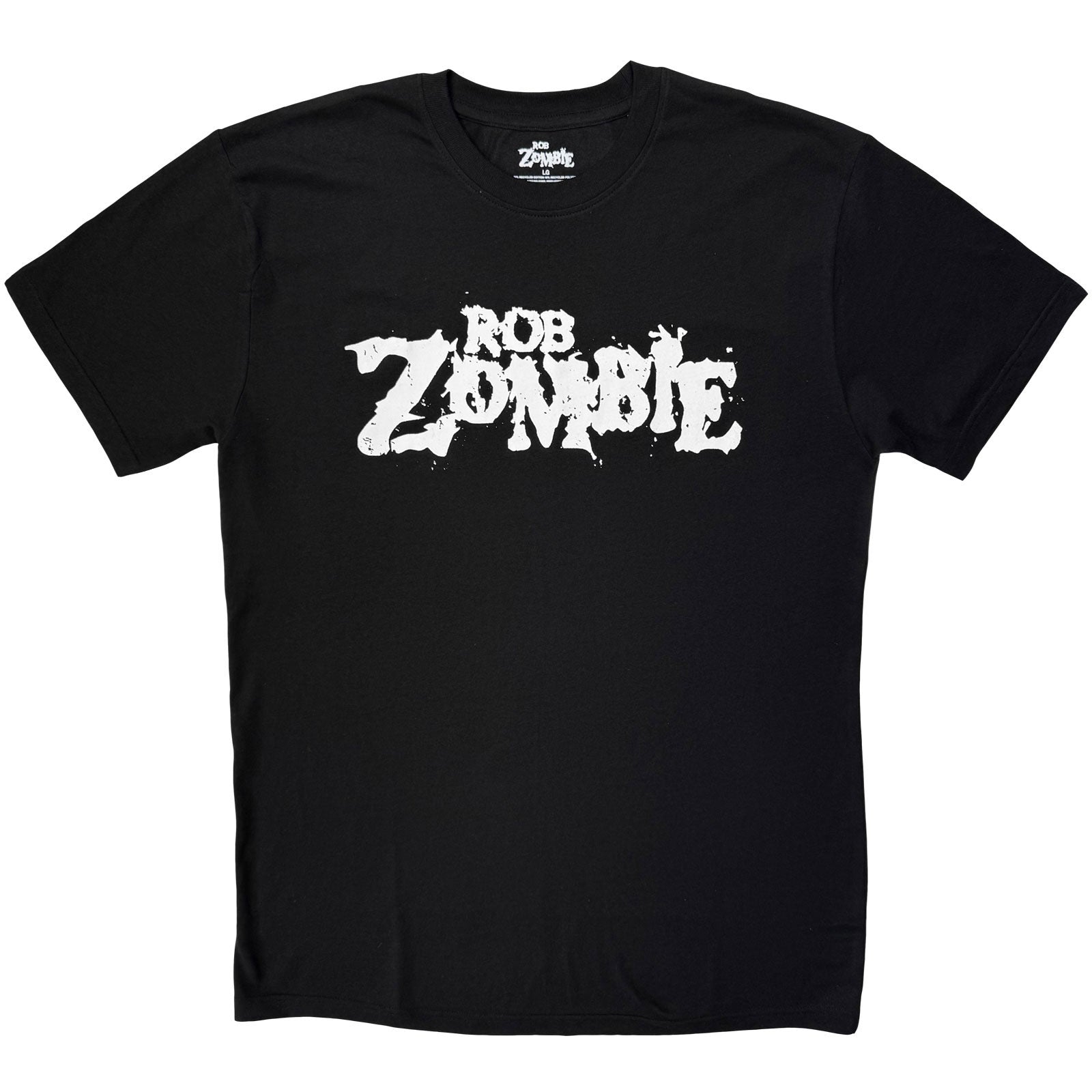 Rob Zombie プリントTシャツ ブラック Lサイズ ROB ZOMBIE - LOGO MONO - T-Shirt Black