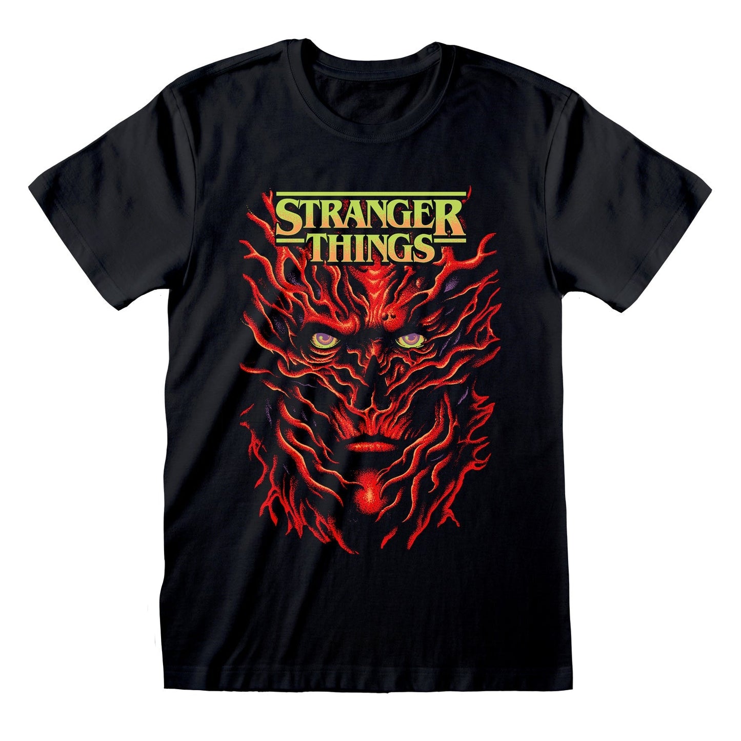STRANGER THINGS - VECNA POSTERISED - Front Print T-Shirt Black