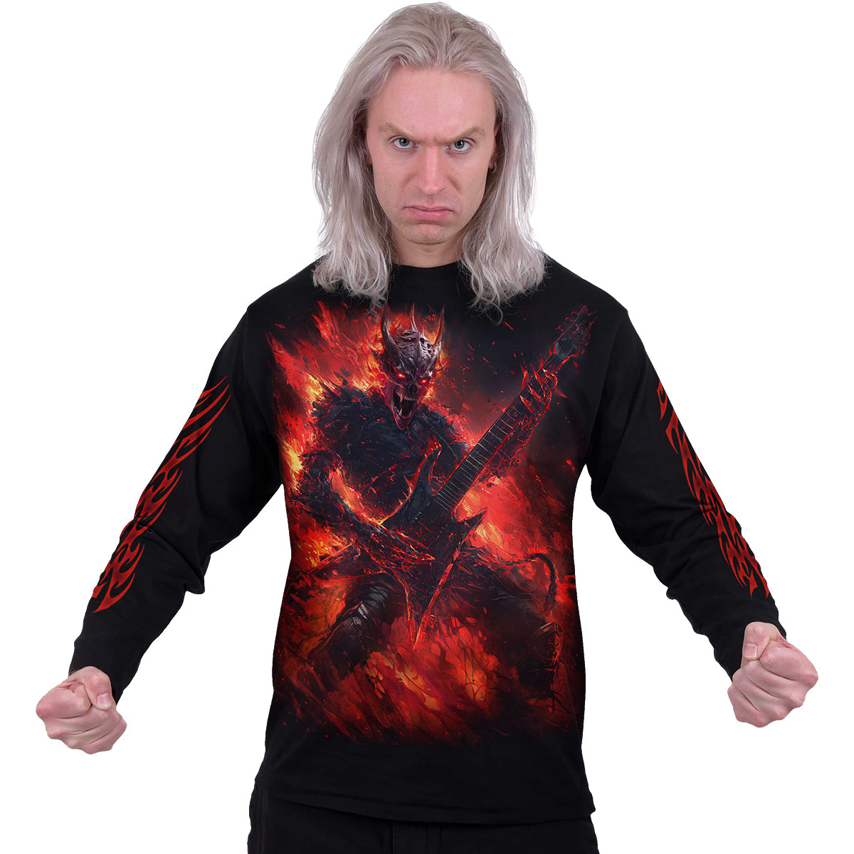 RIFF BURNER - Langarmshirt Schwarz