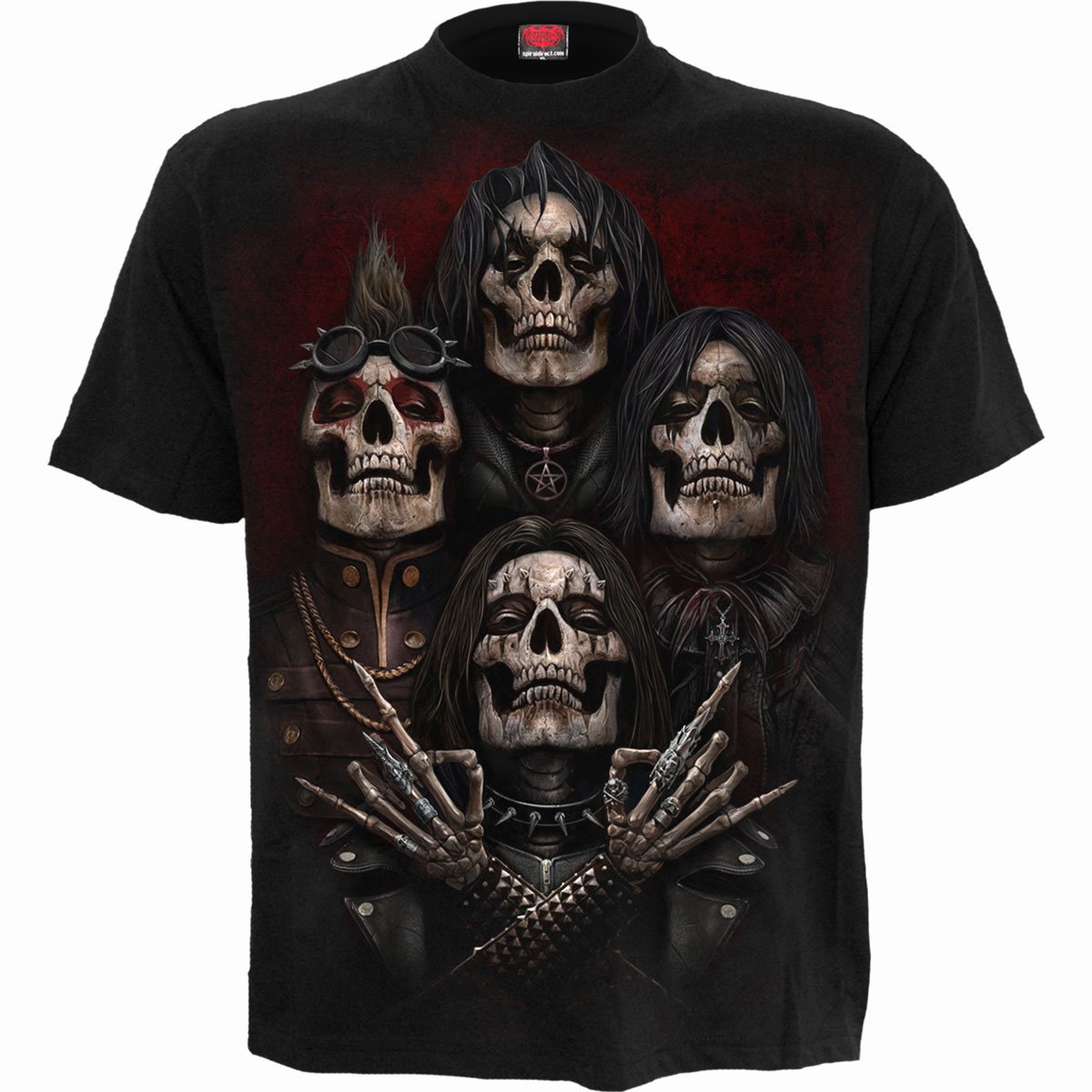 FACES OF GOTH T-Shirt Black - Main Image