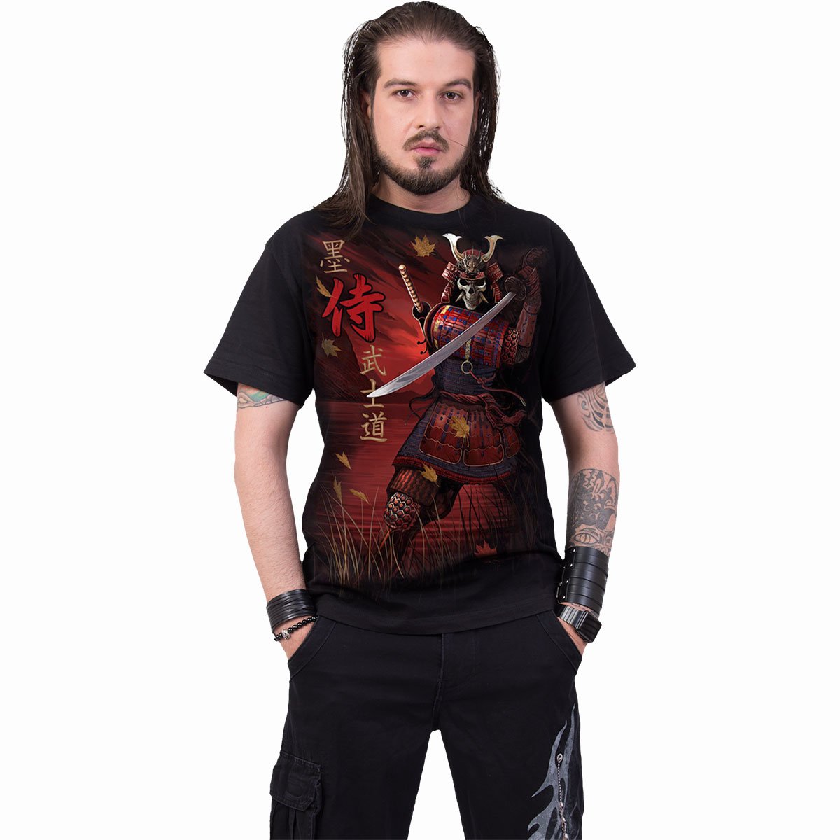 SAMURAI - T-shirt noir