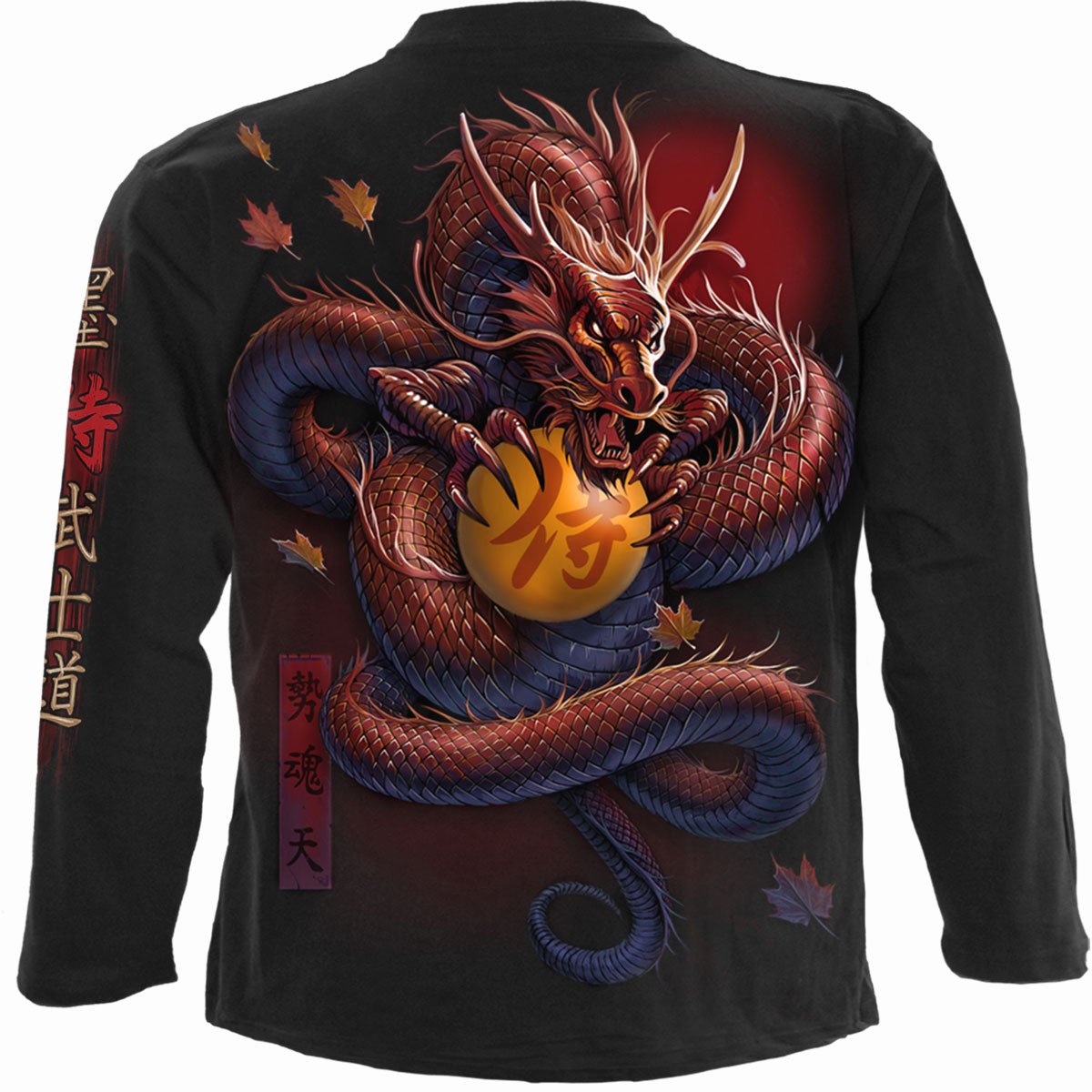 SAMURAI - Maglietta a maniche lunghe nera