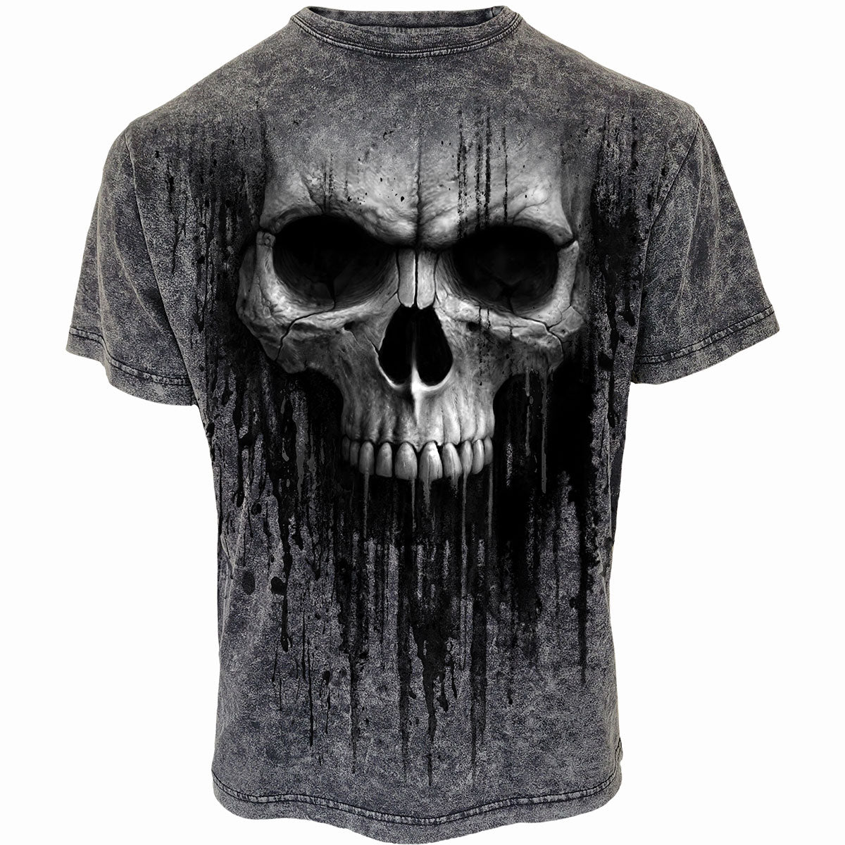 ACID SKULL - Acid Wash T-Shirt