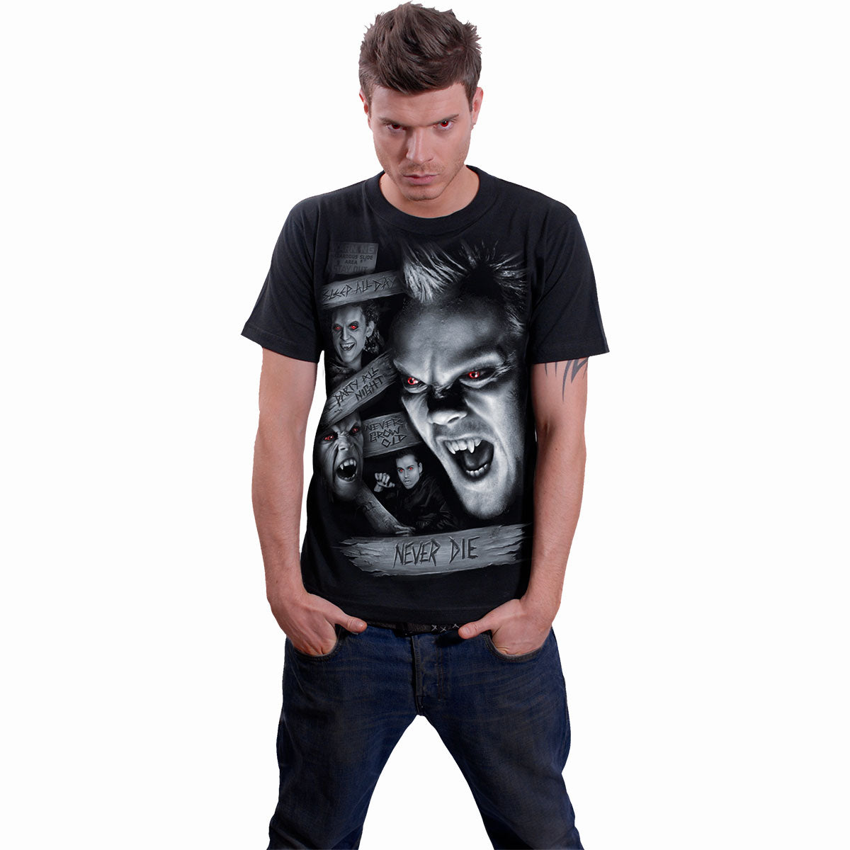 THE LOST BOYS - NEVER DIE - Camiseta Negro