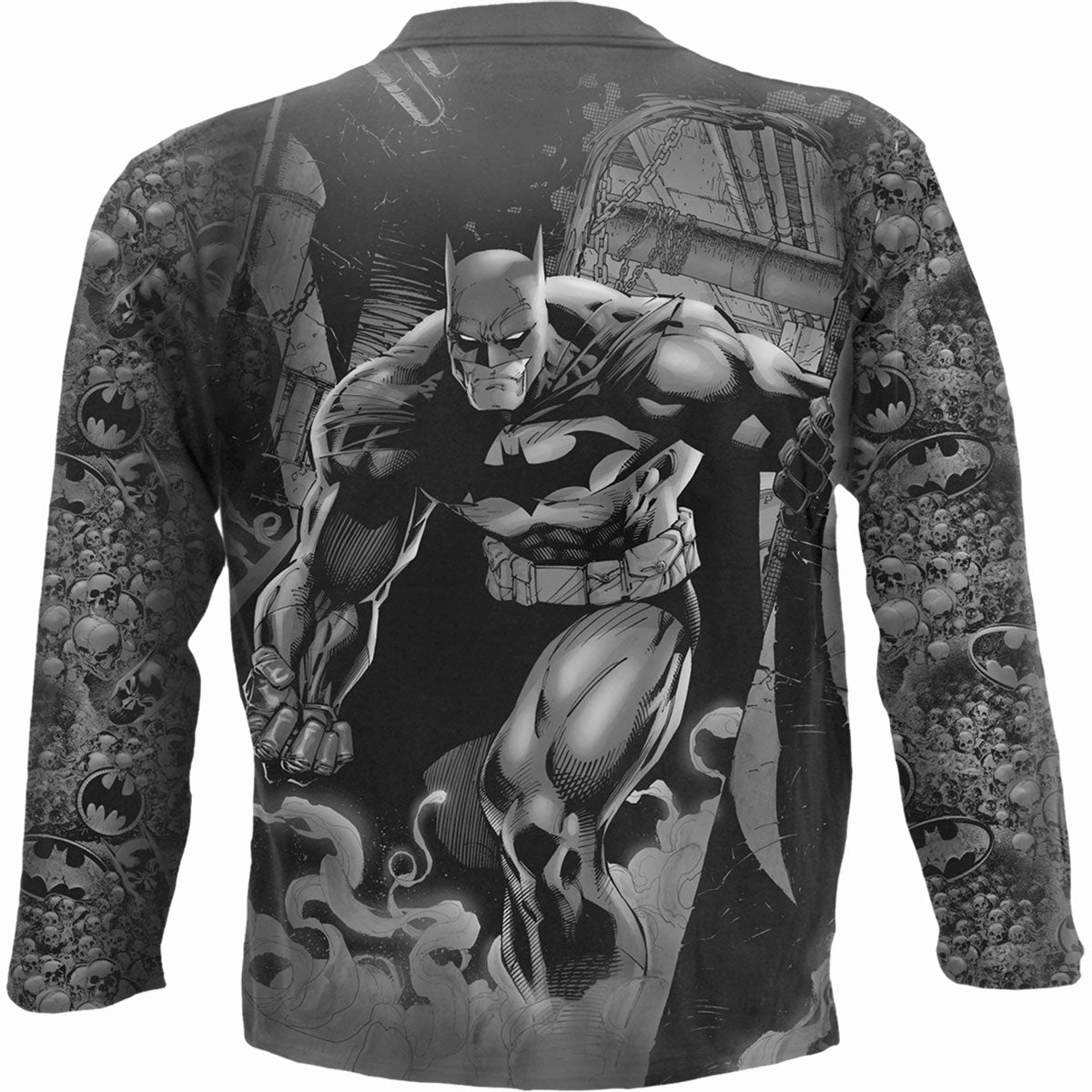 BATMAN - VENGEANCE WRAP - Allover-Langarmshirt Schwarz