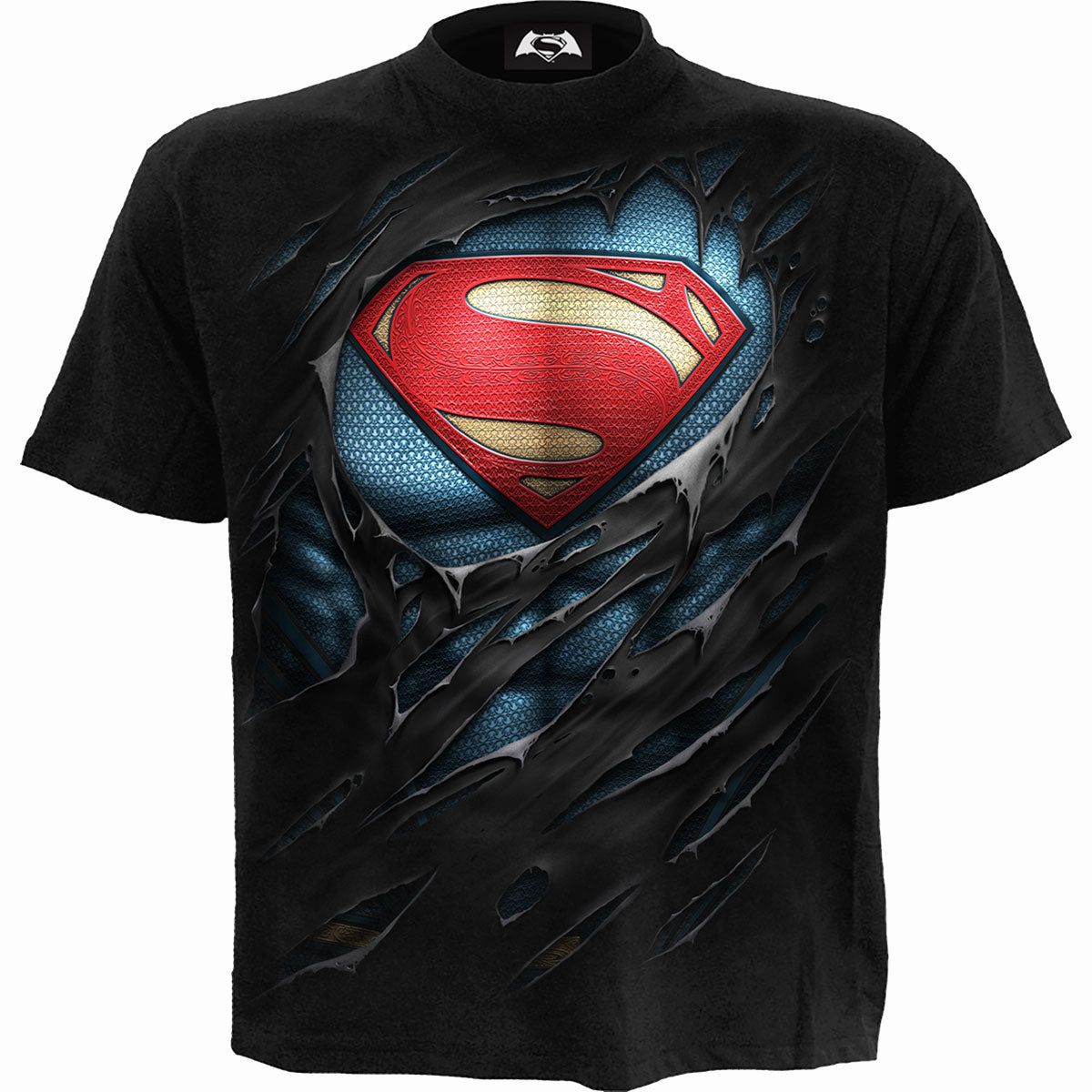 SUPERMAN RIPPED T-Shirt Black