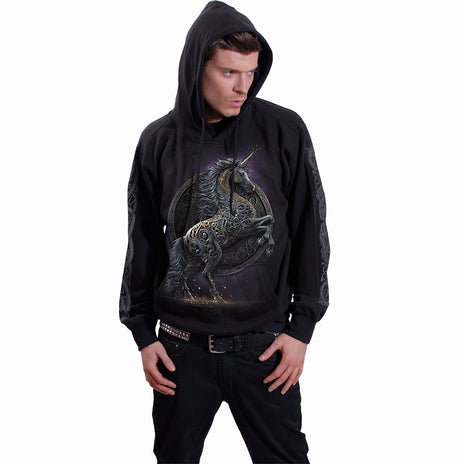 CELTIC UNICORN - Felpa con cappuccio nera
