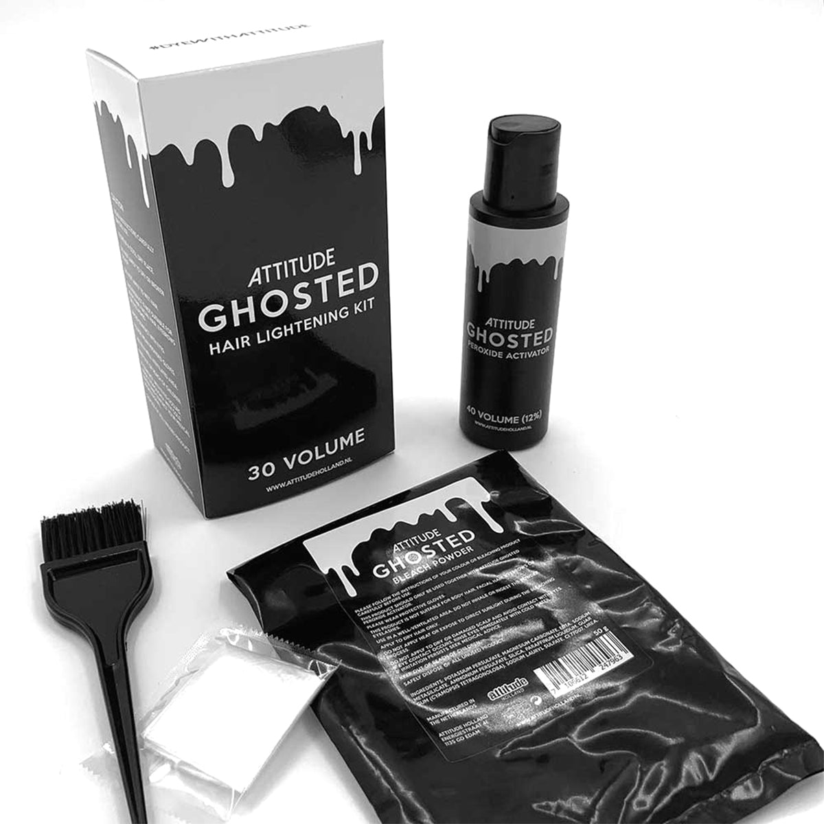 Ghosted - Kit illuminante per capelli 30 Volume (perossido al 9%) - 100 ml