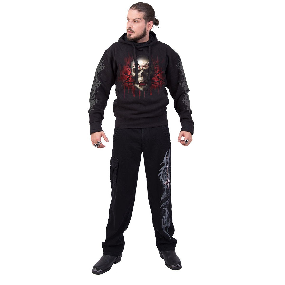 GAME OVER - Hoody Black - Spiral USA