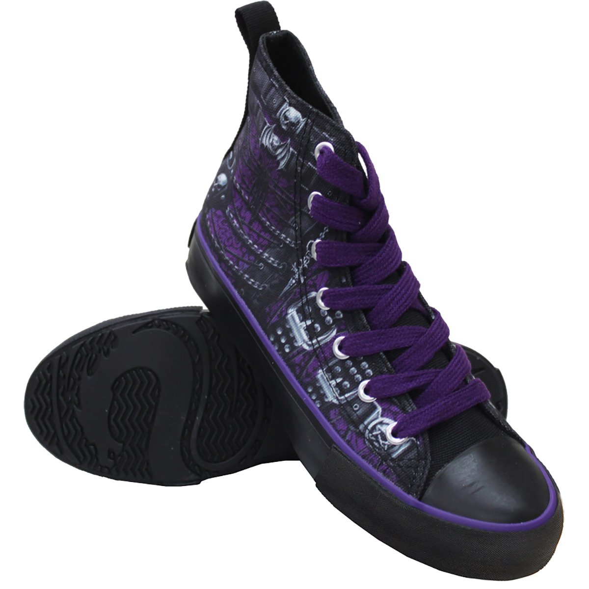 Ladies purple deals converse shoes