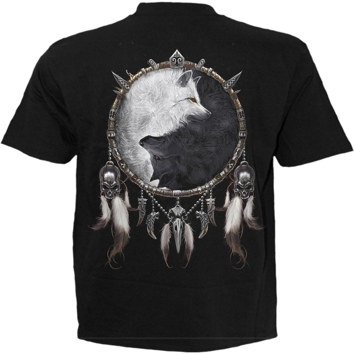 WOLF CHI - T-Shirt Black - Spiral USA