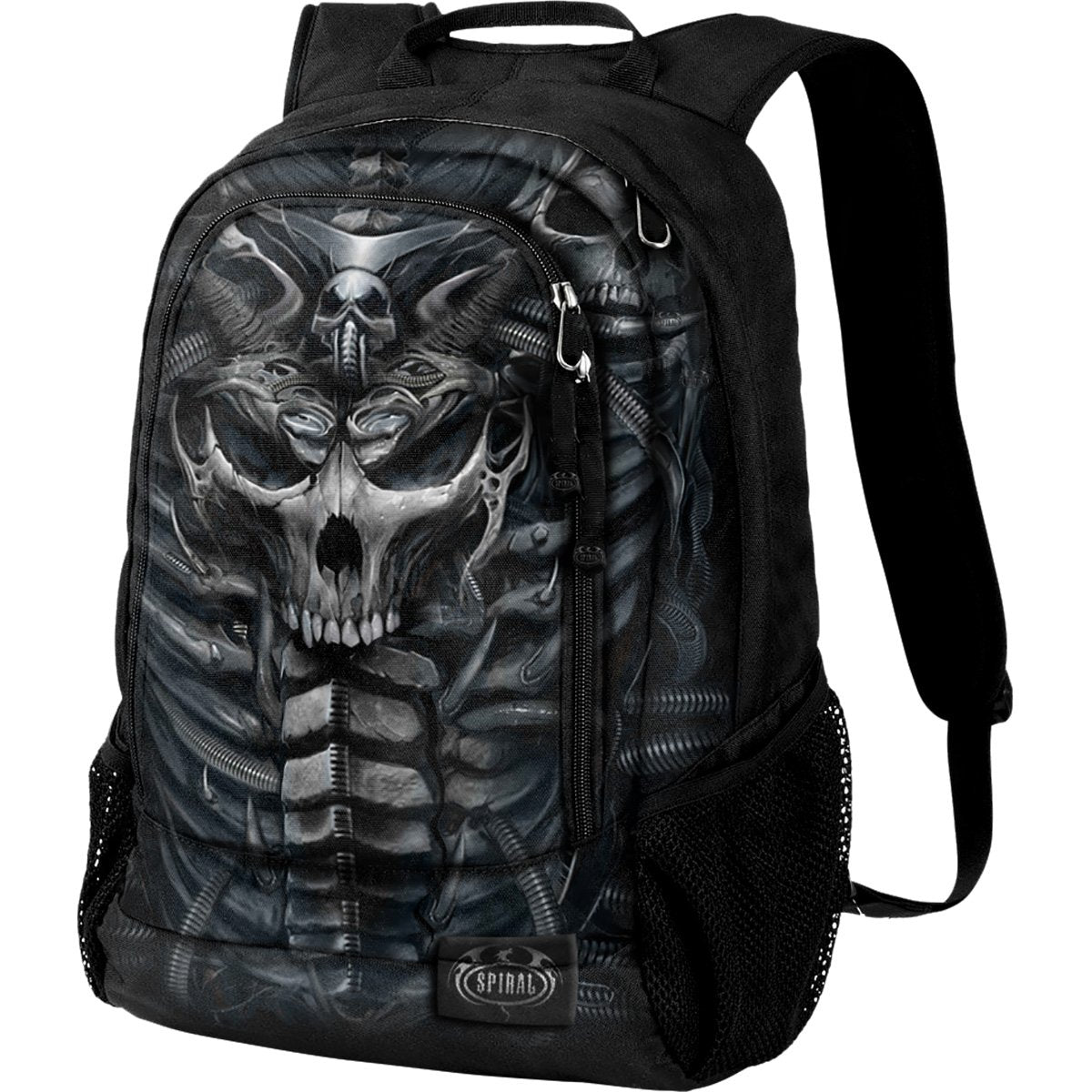 3d skull leather backpack by outer space SKULL ARMOUR - Back Pack