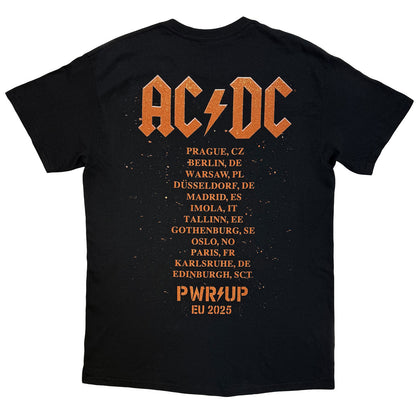 AC/DC - BELL LIGHTNING EU TOUR '25 - T-Shirt Black