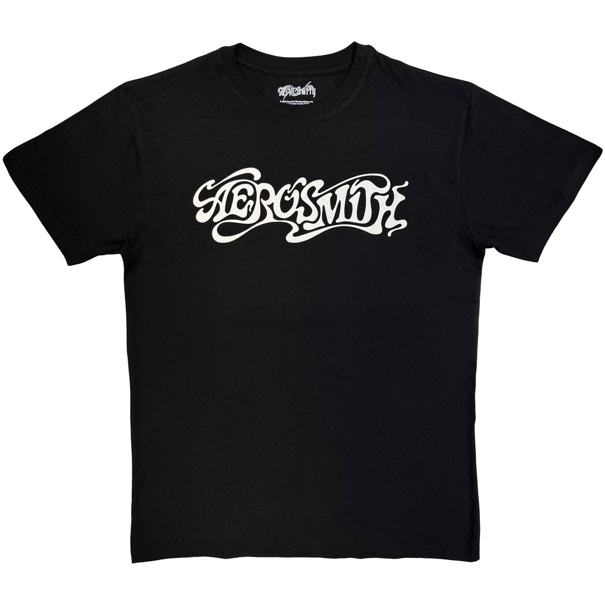 AEROSMITH - LOGO MONO - T-Shirt Black