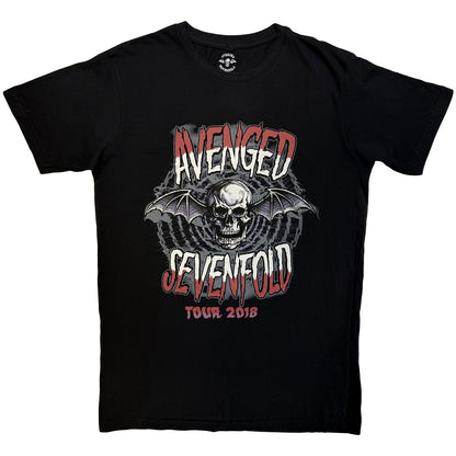 AVENGED SEVENFOLD - TOUR '18 - Carbon T-Shirt Black